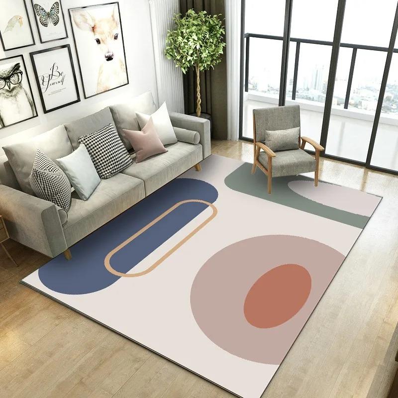 

Creative Geometric Style Pattern Bedroom Floor Mats Decoration Home Living Room Floor Mats 40x60cm