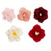 30cm 3pcsWedding Supplies Wedding Room Decoration Wrinkles 3D Paper Flowers Wedding Room Living Room Background Wall Decoration Simulation Flower