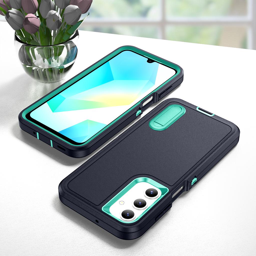 For Samsung A17 5G 4G Fall Protection Hard Armor Case for Samsung Galaxy A17 5g Galaxya17 A 17 Kickstand Phone Cover