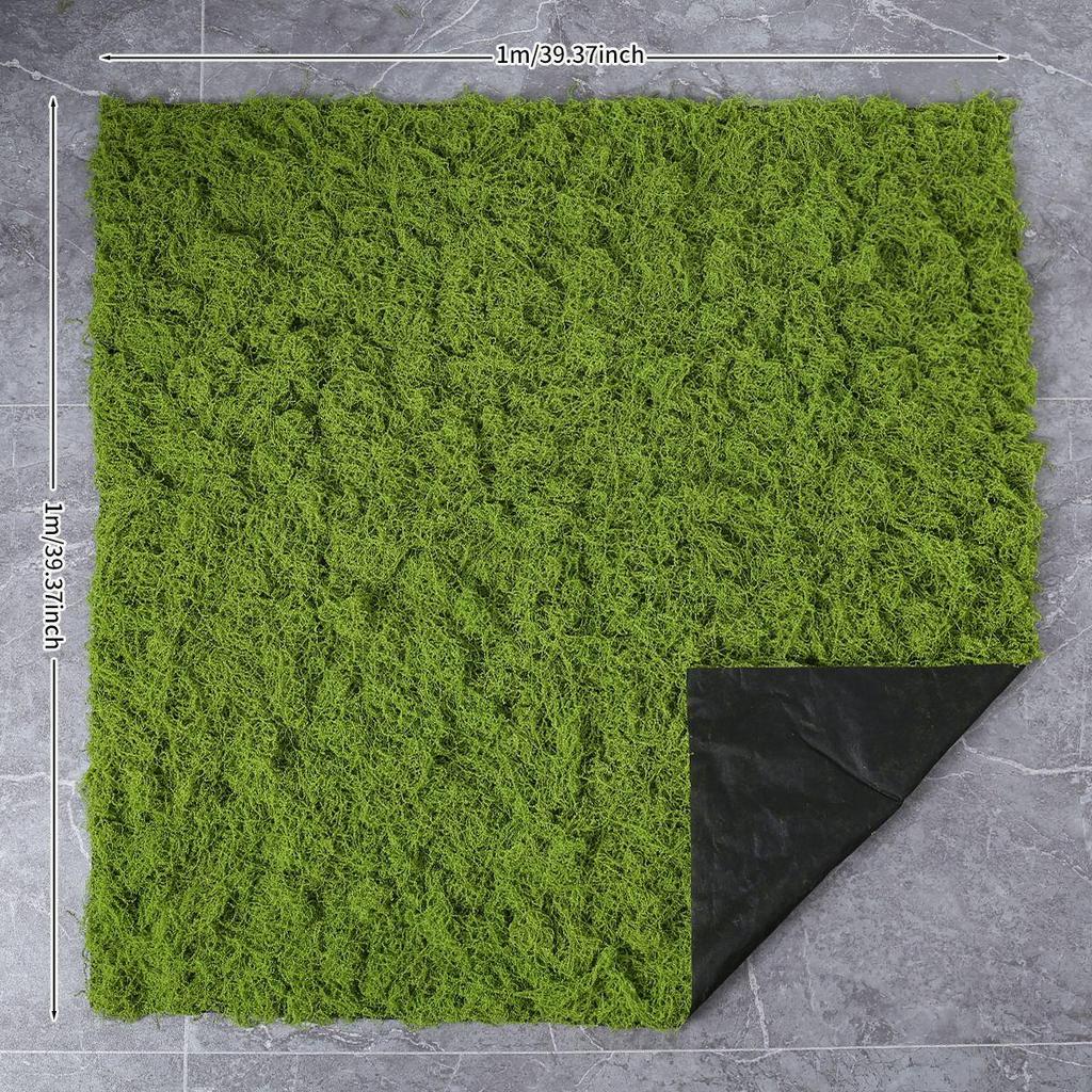 Artificial Moss Silk Grass Lawn for Landscaping and Decoration
