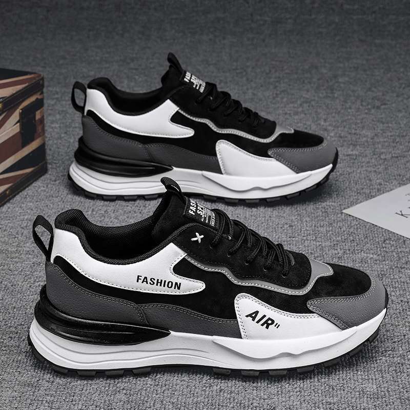 Men's shoes summer 2025 new sports and leisure shoes men's trend versatile board shoes Forrest Gump running dad shoes men's