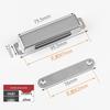 Stainless Steel Magnetic Cabinet Door Suction Clip - Strong Household Hardware Accessory
