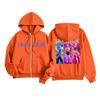 Kids Fashion Women's Lightweight Long Sleeve Zipper Hoodie Printed Hoodie With Pockets