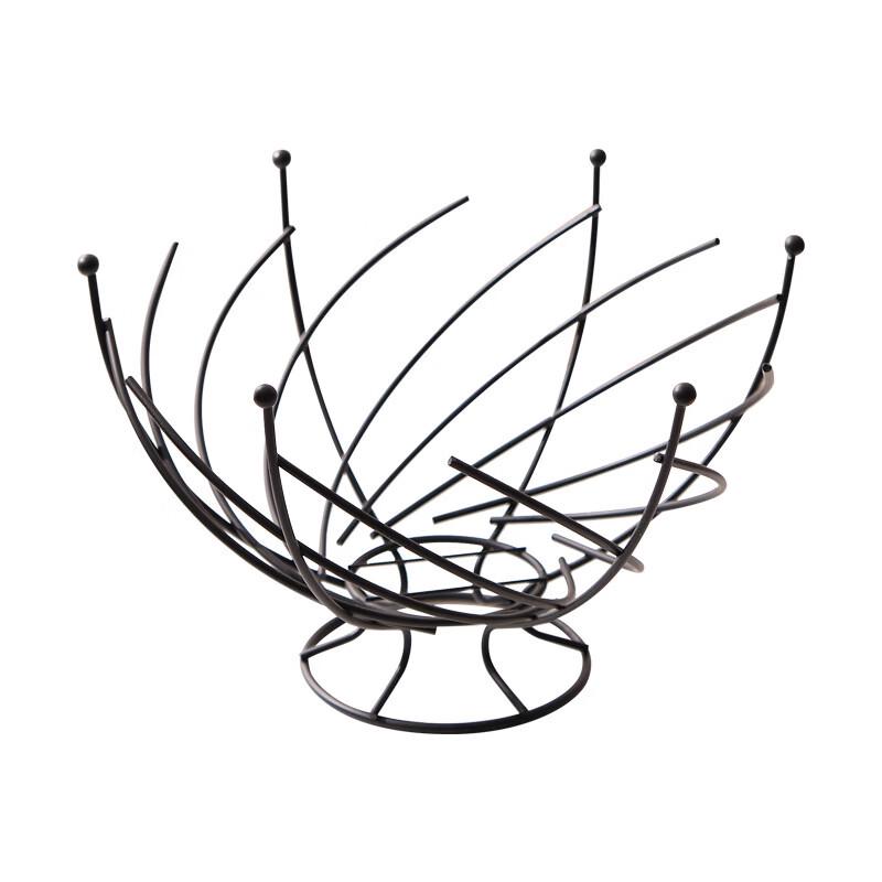 Ru Han Nordic Style Double-Layer Rotating Fruit Basket