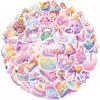 50 Cartoon Candy Small Items Stickers Guitar Notebook Suitcase DIY Waterproof Stickers