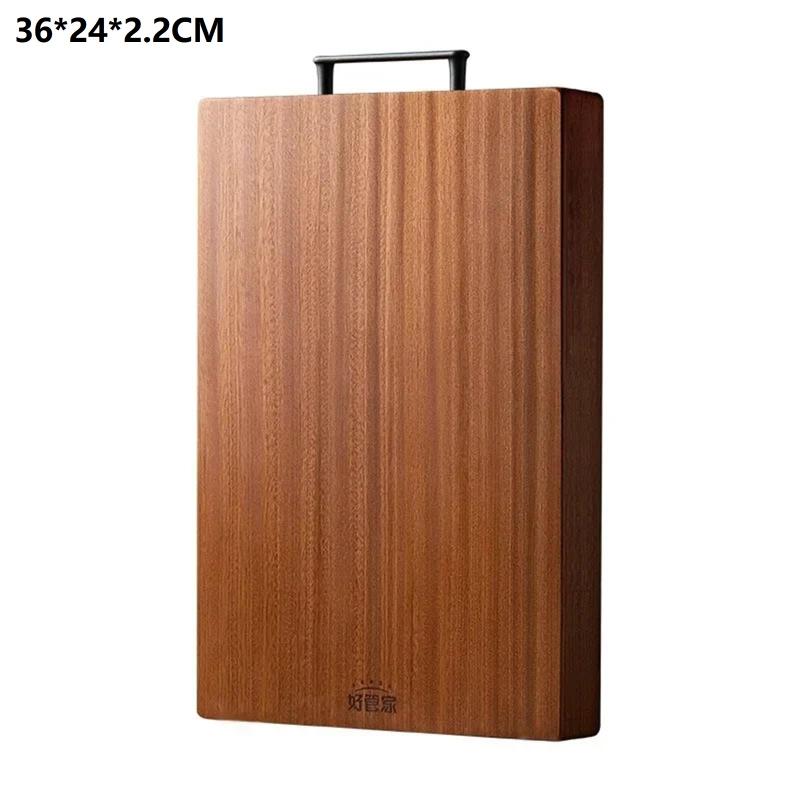 BPA Free Natural Solid Wood Cutting Board Antibacterial Mildew Resistant Double Sided for Vegetable Meat Chopping