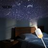 Relaxing Ambient Night Light 2-In-1 Star Projector with Films, USB Starry Sky Party for Bedroom, Mini LED Ceiling Wall Projection Lamp 360 Degrees