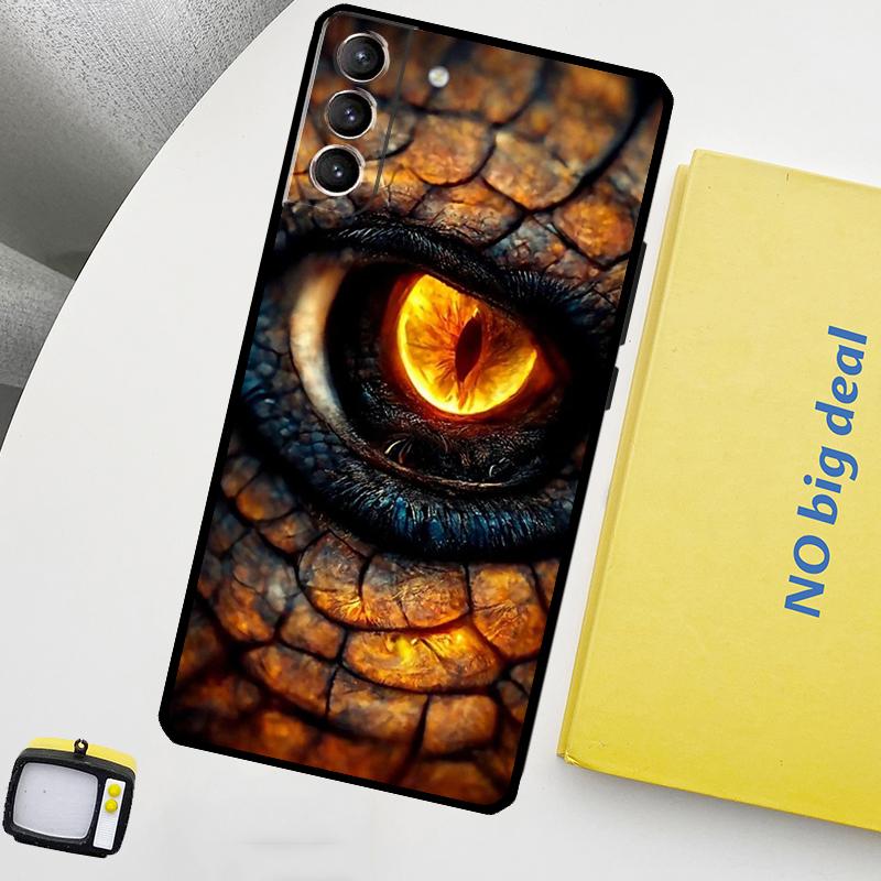 Dragon Eye Gothic Phone Case For Samsung Galaxy S25 Ultra S20 S21 S22 S23 Plus S9 S10 S25 FE S24 Ultra Cover