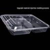 Shengbi Lai Disposable Round Transparent Takeaway Lunch Boxes