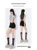 European & American Style High-Waisted Peach Hip Denim Shorts - Slimming Casual Summer Wear