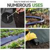 Heavy Duty Verzinkte U-Vormige Tuinpennen Landschap Grondpennen Grasmatpennen Gazon Barrière Bevestigingspennen Schutting Grondnagels