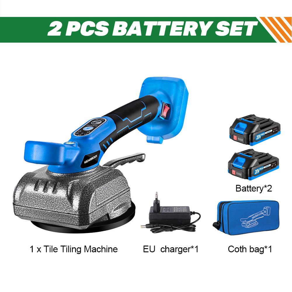 5 Gear Adjustable Tiles Tiling Machine Efficient Cordless Rechargeable Tile Vibrator Suction Cup Tool For 18V Battery
