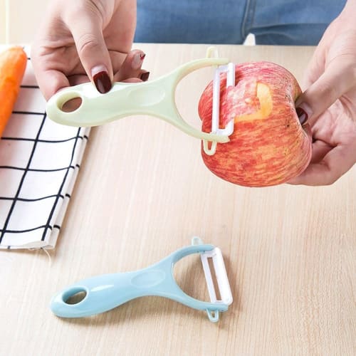 Ceramic Multipurpose Vegetable Peeler & Zester Peeler Potato Carrot Grater Kitchen Tool Green Fashion Processing