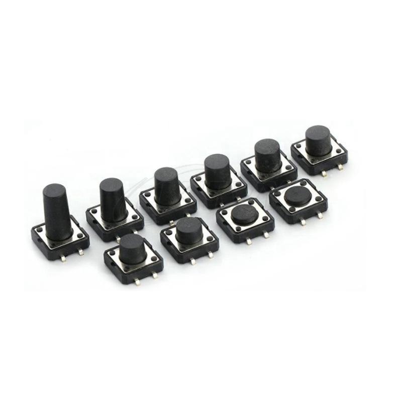 Various Specifications Tactile Switch 12x12mm (4.3-12mm Height) Key Button Patch