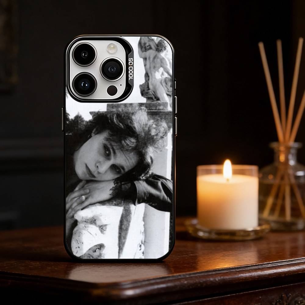V-Ville H-HIM V-Valo Emery Phone Case For iPhone 17,16,15,14,13,12,11,Pro Max,Plus Candy Silver Cover iPhone14Plus