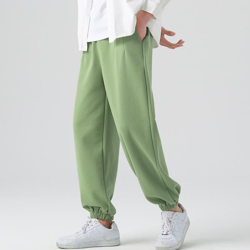 Uncle Radish Casual Sweatpants Women's Autumn and Winter Sickle Pants High Waist Loose Couple Large Size Women's Wide Leg Pants