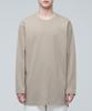 MUSINSA STANDARD Layered Crew Neck Long Sleeve T-Shirt_Long Length [Dusty Beige]