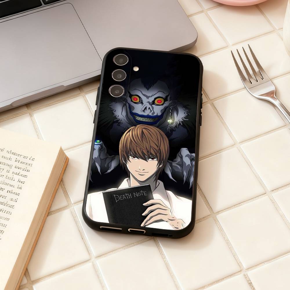 D-Death Anime N-Note  Phone Case For Samsung Galaxy A73,A72,A71,A70,A53,A52,A51,Others Soft Black Shell
