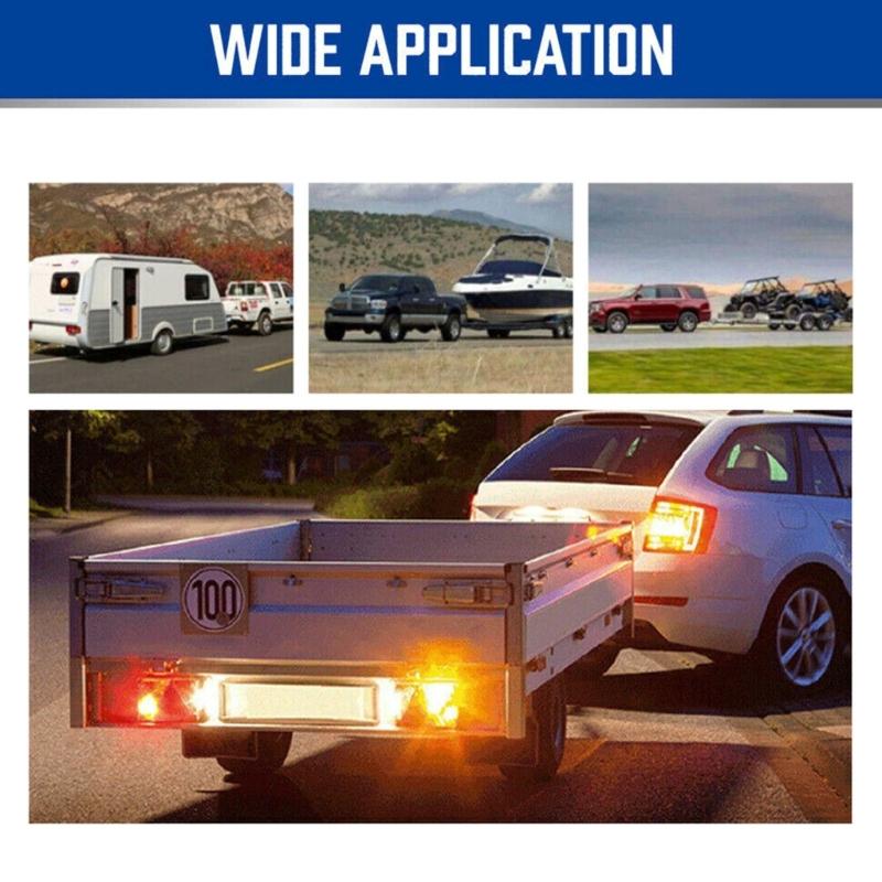 Stoßfestes 7-Pin-Anhängersteckdosen-Set mit verbesserten Sicherheitsmerkmalen Anhänger-Elektrikstecker für den Fernverkehr