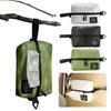 Camping Tissue Box Multipurpose Toilet Paper Dispenser Adjustable Refillable Wipe Container for Car Back Seat Stroller