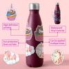50 Waterproof Cute Pink Unicorn Graffiti Stickers for Water Bottles & Computers