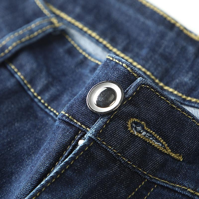 High-end Business Cotton Elastic Jeans for Men