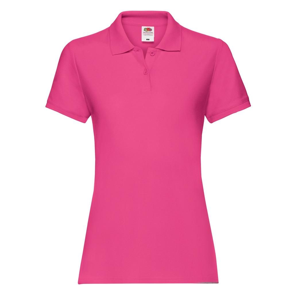 Fruit of the Loom Womens/Ladies Premium Plain Polo Shirt