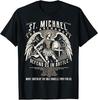 NEW LIMITED Saint Michael the Archangel Prayer Catholic Christian Pastor T-Shirt