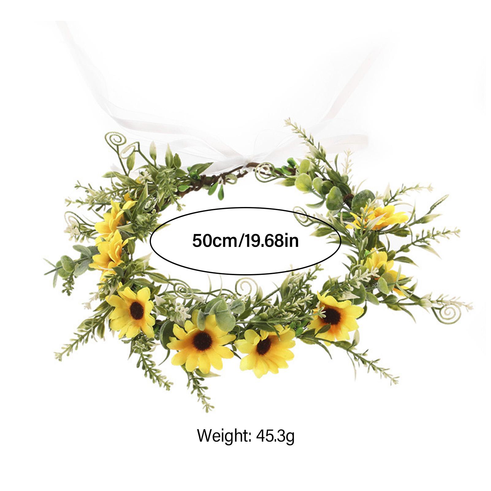 Bride Flower For Wedding Flower Headbands Bride Headbands Women Garlands Hair Wreath Fairy Tiaras Wedding Hair Accessories