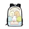 Sumikkogurashi School Bag With Waterresistant Nylon Fabric And Adjustable Shoulder Straps For Students