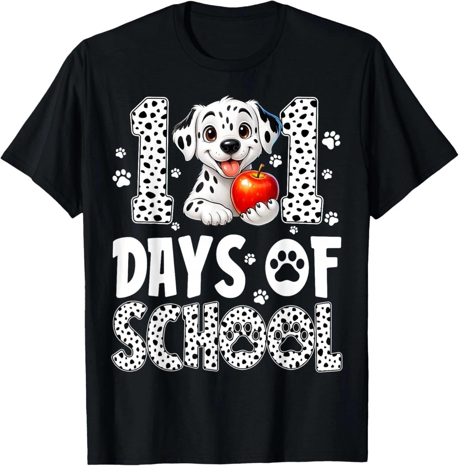 101 Days of School Dog 100th Days Teacher Girl Boy T shirt XL