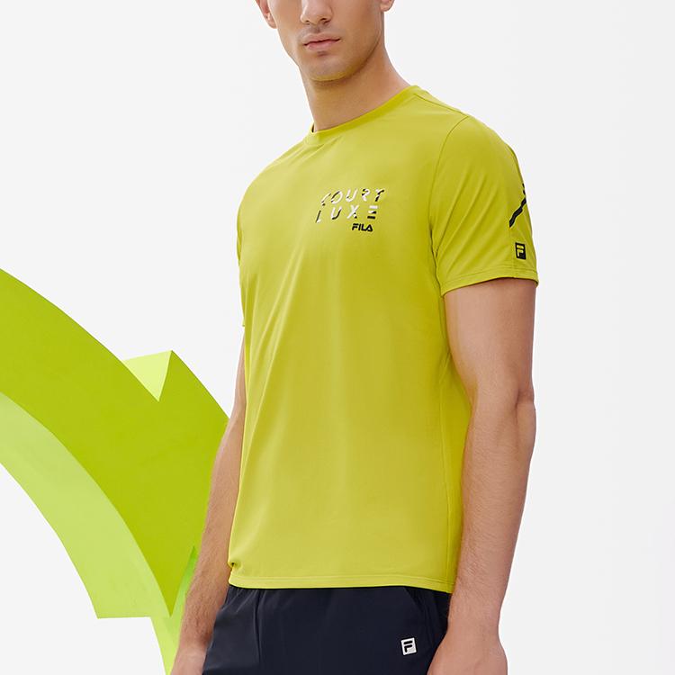 New FILA Athletics T Shirt Men's Sulfur Spring A11M233105FMT