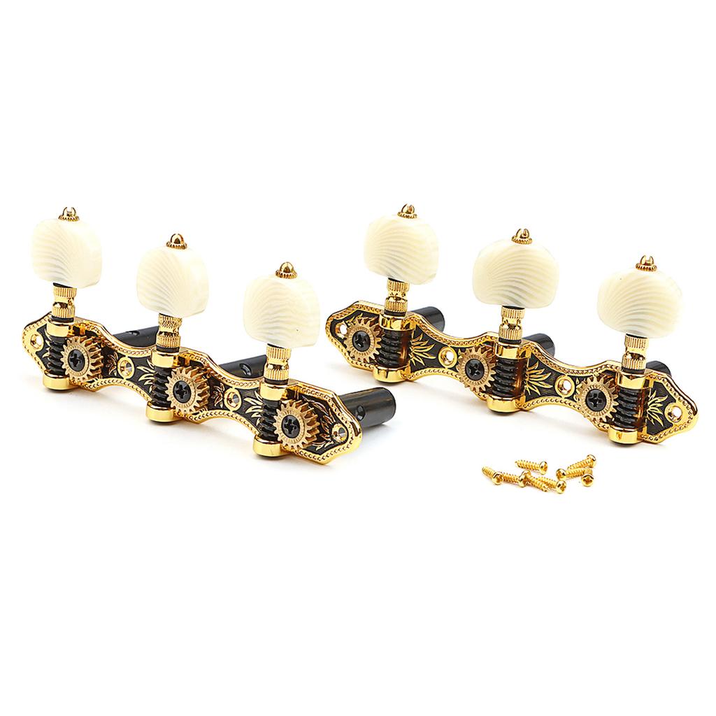 3L 3R Guitar String Tuning Pegs Guitar String Tuner Guitar Machine Heads Guitar Knobs Keys for Acoustic Electric Guitar
