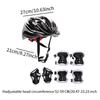7Pcs/Set Kids Bicycle Helmet Sturdy Roller Skating Helmet for Skateboard Bike Riding Outdoor Sports Inline Skating Roller Skate