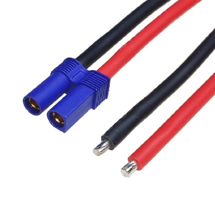 EC5 Male Style to 4mm Banana Plug Charging Cable for Car Models and Drones Batteries 20cm