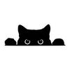 Vinyl Car Sticker Waterproof Styling Cover for Car Decoration Adorable Poor Cat Design with Big Eyes Decals Stickers  for Car