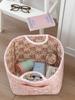 Foldable Floral Laundry Hamper: Lightweight, Portable, and Multi-use Storage Basket