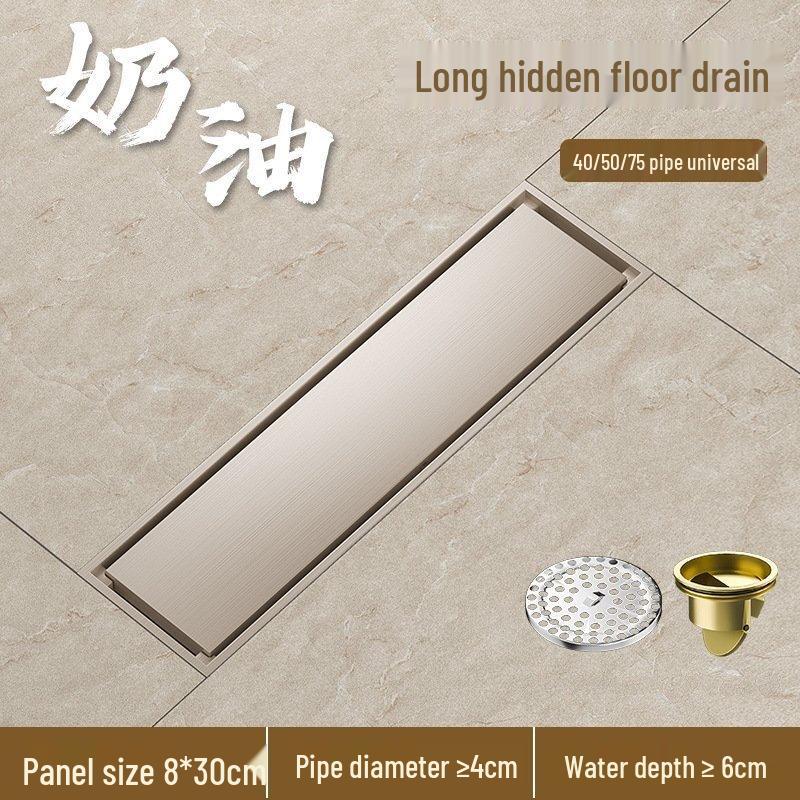 MDNG Invisible Floor Drain with Large Flow Gravity Core