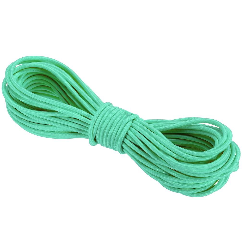 11 Yards Bungee Cord Elastic Cord Heavy Stretch String Rope 1/8"  for Crafting DIY Sewing Hook Straps Camping Tie Down Strap