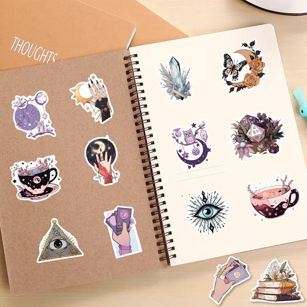 50pcs Magic Witch Beauty Art Cartoon Sticker DIY Phone Laptop Luggage Skateboard Graffiti Decals