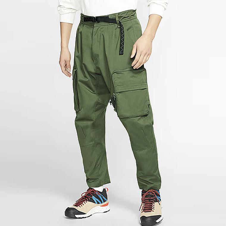 New Nike Casual Pants Men's Army Green CD7647-325