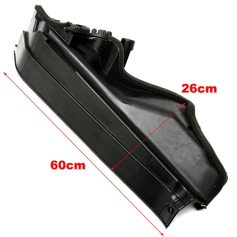 Bil 3x Motor Øvre Rom Skillevegg Panelsett Svart Plast for BMW X5 X6 E70 51717169419, 51717169420, 51717169421