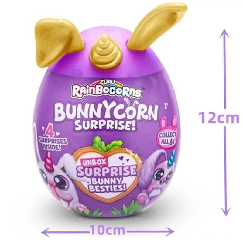 Мультяшные Zuru Rainbocorns Bunnycorn Волшебное Яйцо Сюрприз Слепой Бокс Кролик Плюшевые Игрушки Семья Кроликов Плюшевая Кукла Детские Новогодние Подарки