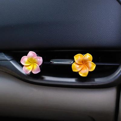 Car Flower Shape Air Conditioning Outlet Perfume Decoration Clip Car Interior Accessories
