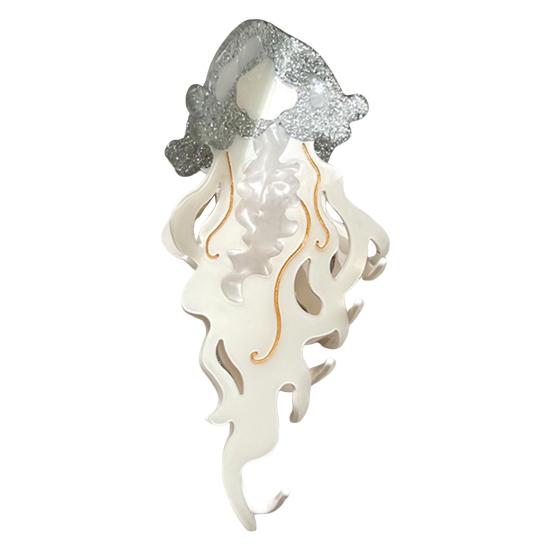 Women Hair Claw Ocean Series Dolphins Whales Shape Acetic Acid Hair Clip Large Size Back Head Hair Claw