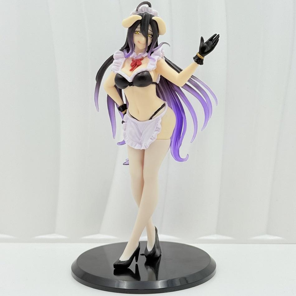 20 см Аниме Overlord Горничная Ярбейд Сексуальная Девушка Фигурки Серия  Наряд Горничной  ПВХ Модель Действия Коллекционные Игрушки Хэллоуин Подарок