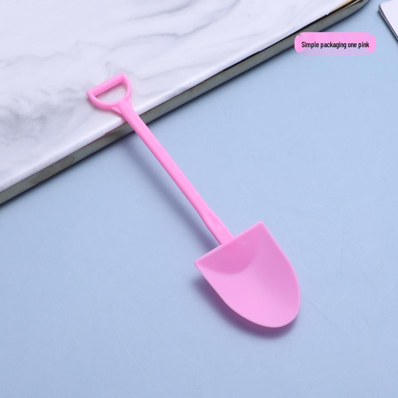 

Individually Wrapped Creative Dessert Shovel Spoon for Ice Cream, Cake, Pudding, and Sundae 100 Pieces