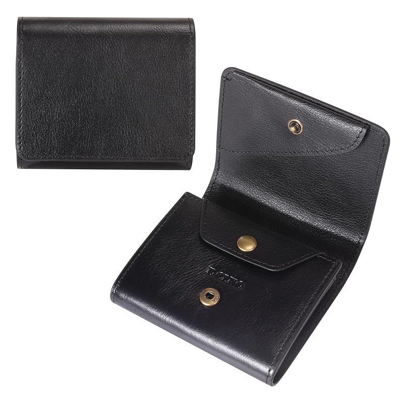 

[DCLKO] wallet men s bifold genuine leather mini wallet coin purse bifold wallet small thin wallet father s day mens wallet leather for men fold