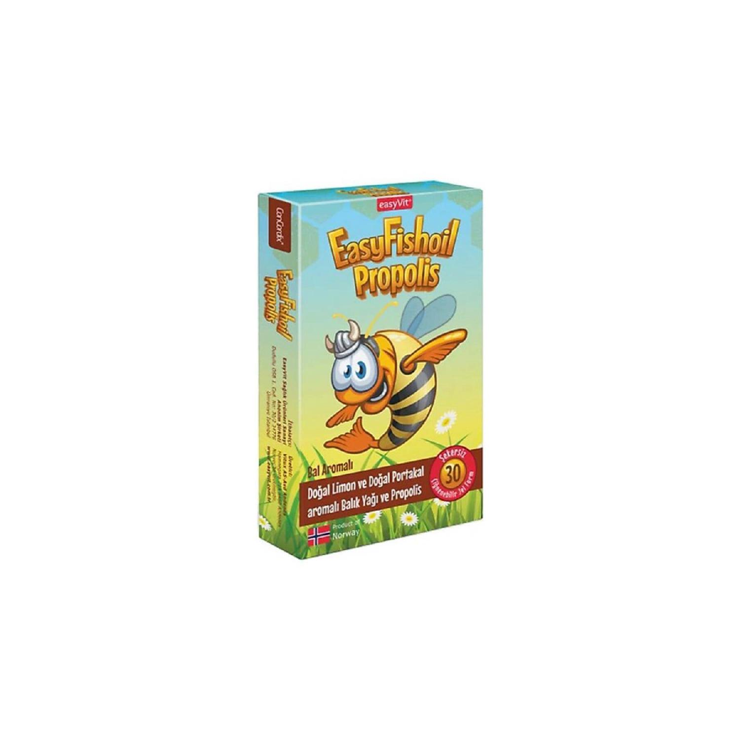 

Easyfishoil Propolis Omega 3 Fish Oil Can Be Chewable 30 Gel