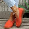 Women's Spring and Summer New Single Shoes Women's Flat Round Toe Mother Shoes Casual Doudou Shoes